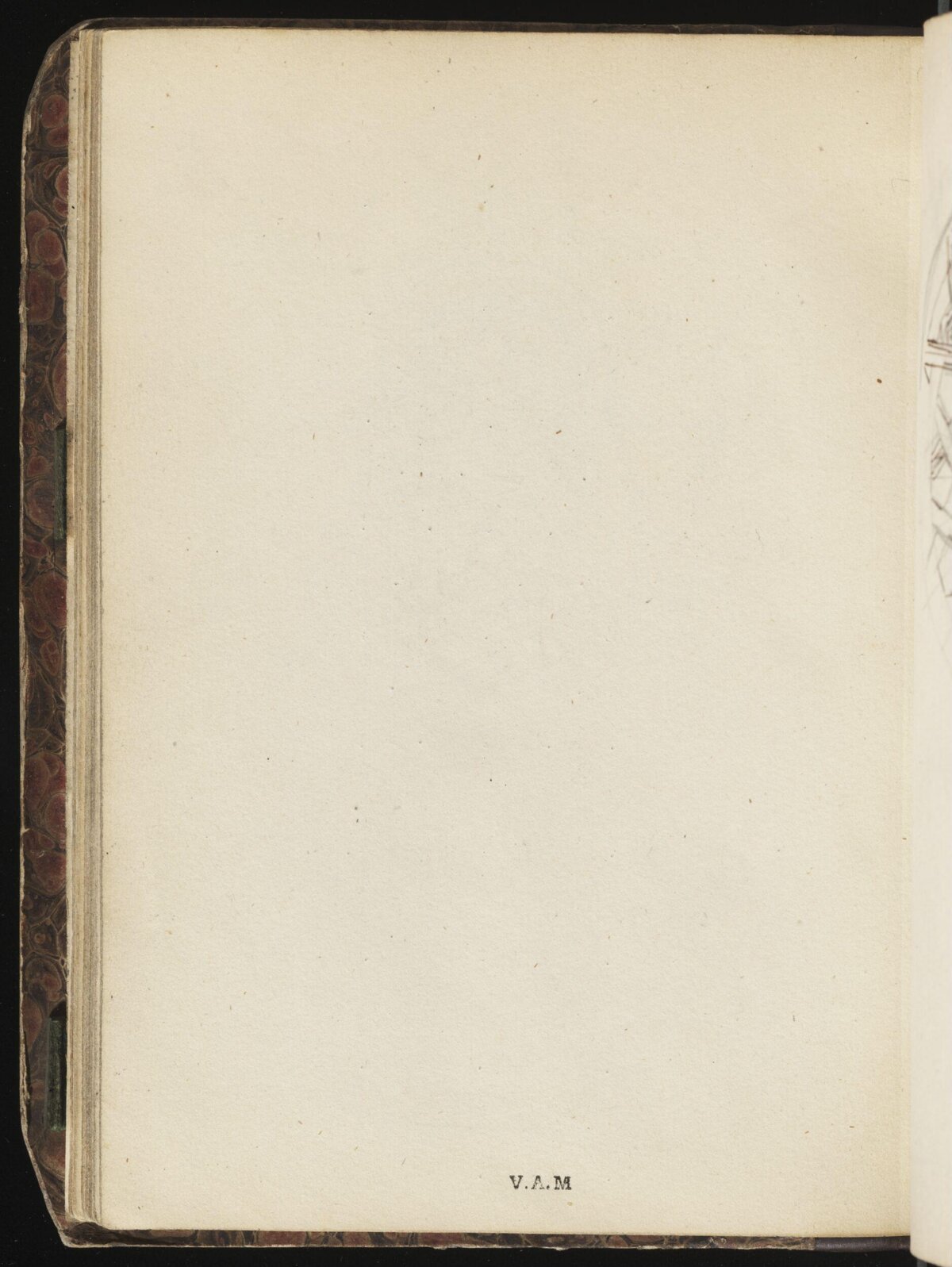 Blank Page of Old Sketchbook