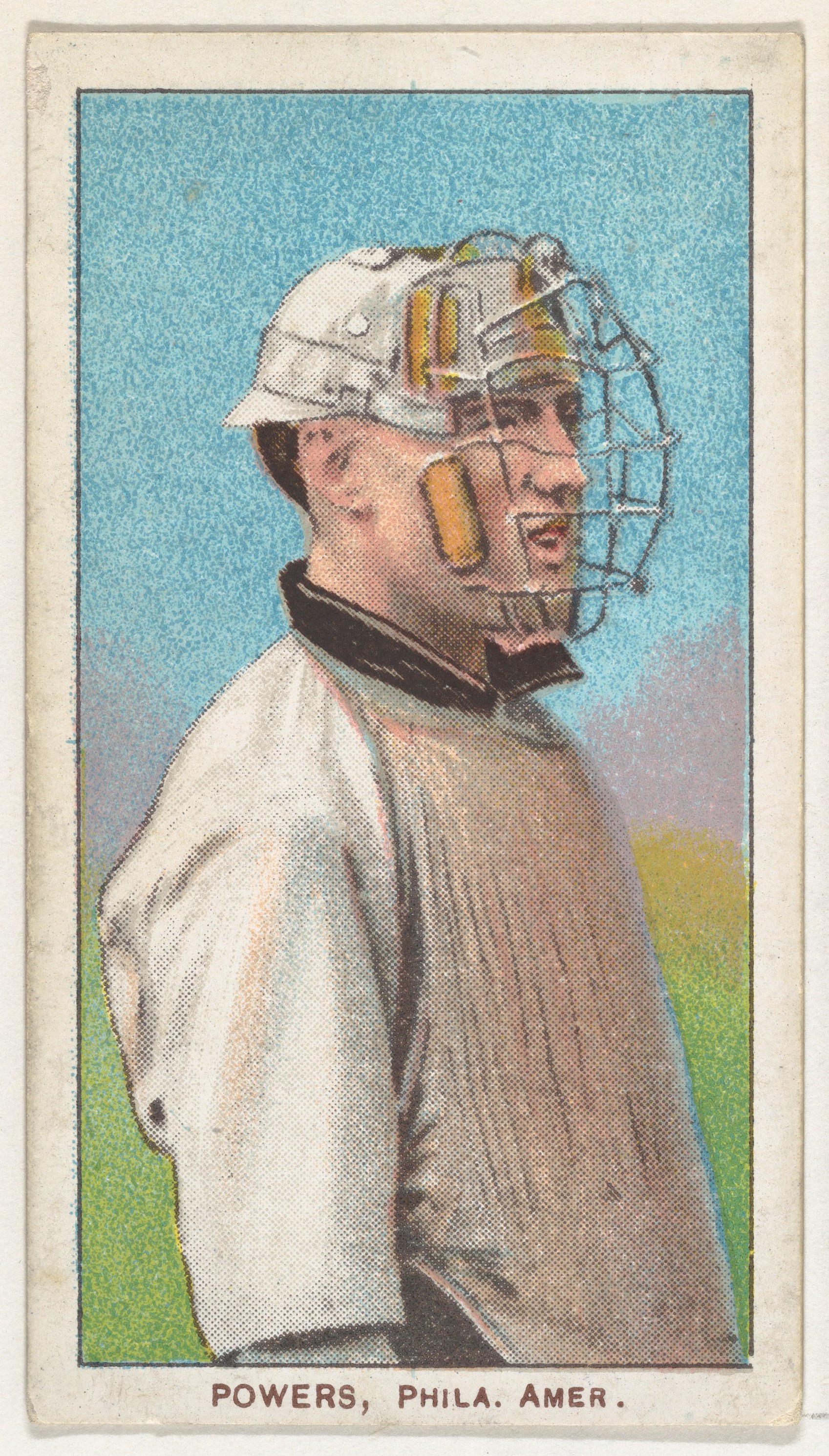 Vintage Philadelphia Catcher Powers Baseball Card