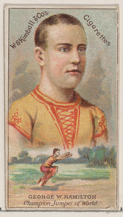 George W. Hamilton Vintage Cigarette Card