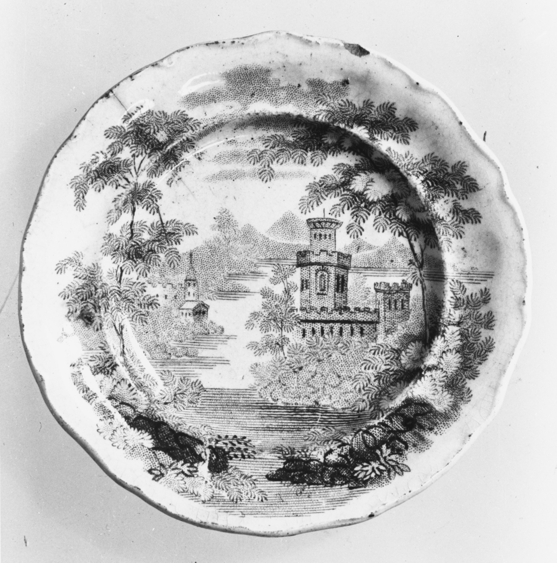 Castle Landscape Decorative Plate