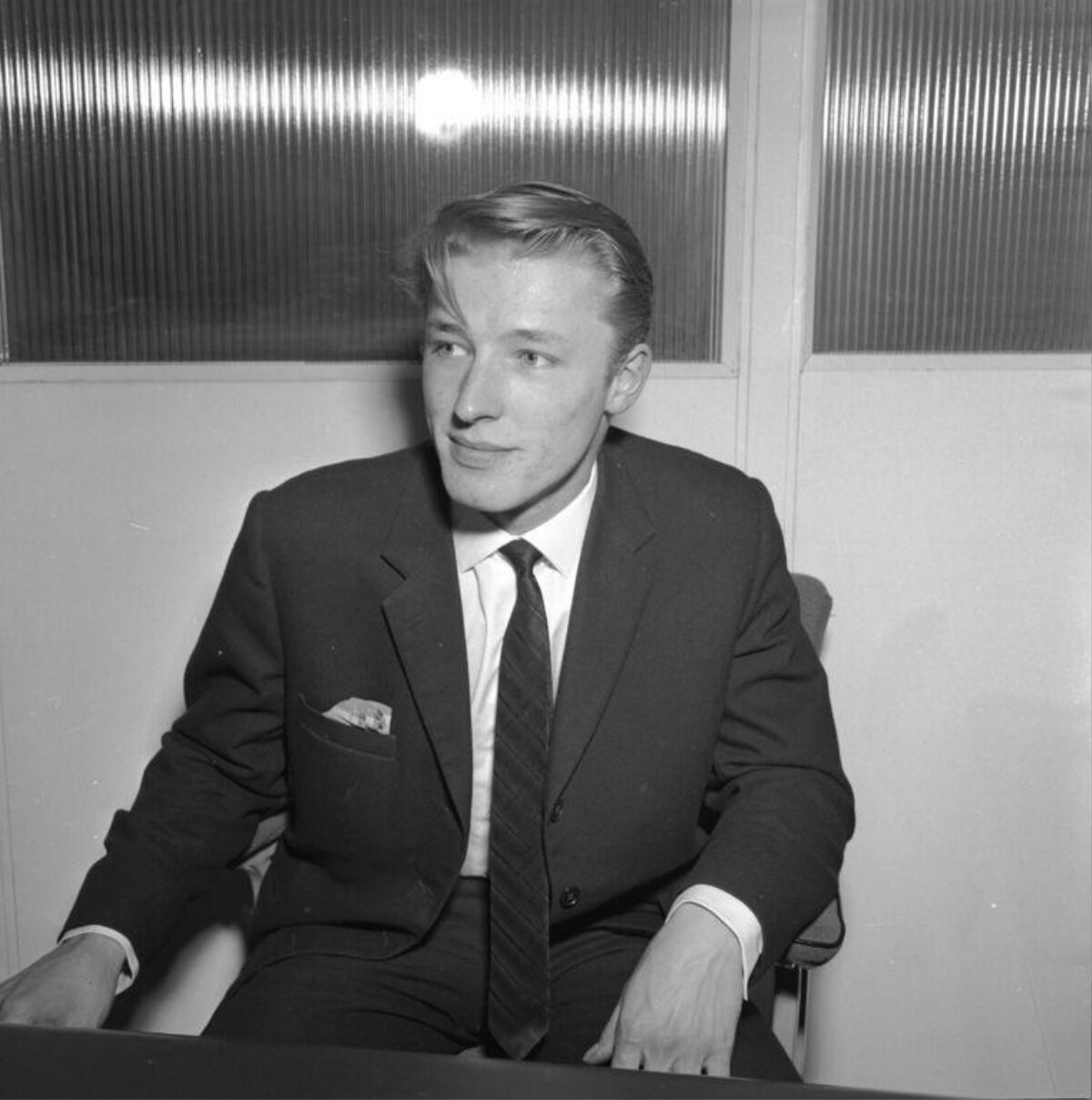Young Man in Formal Suit
