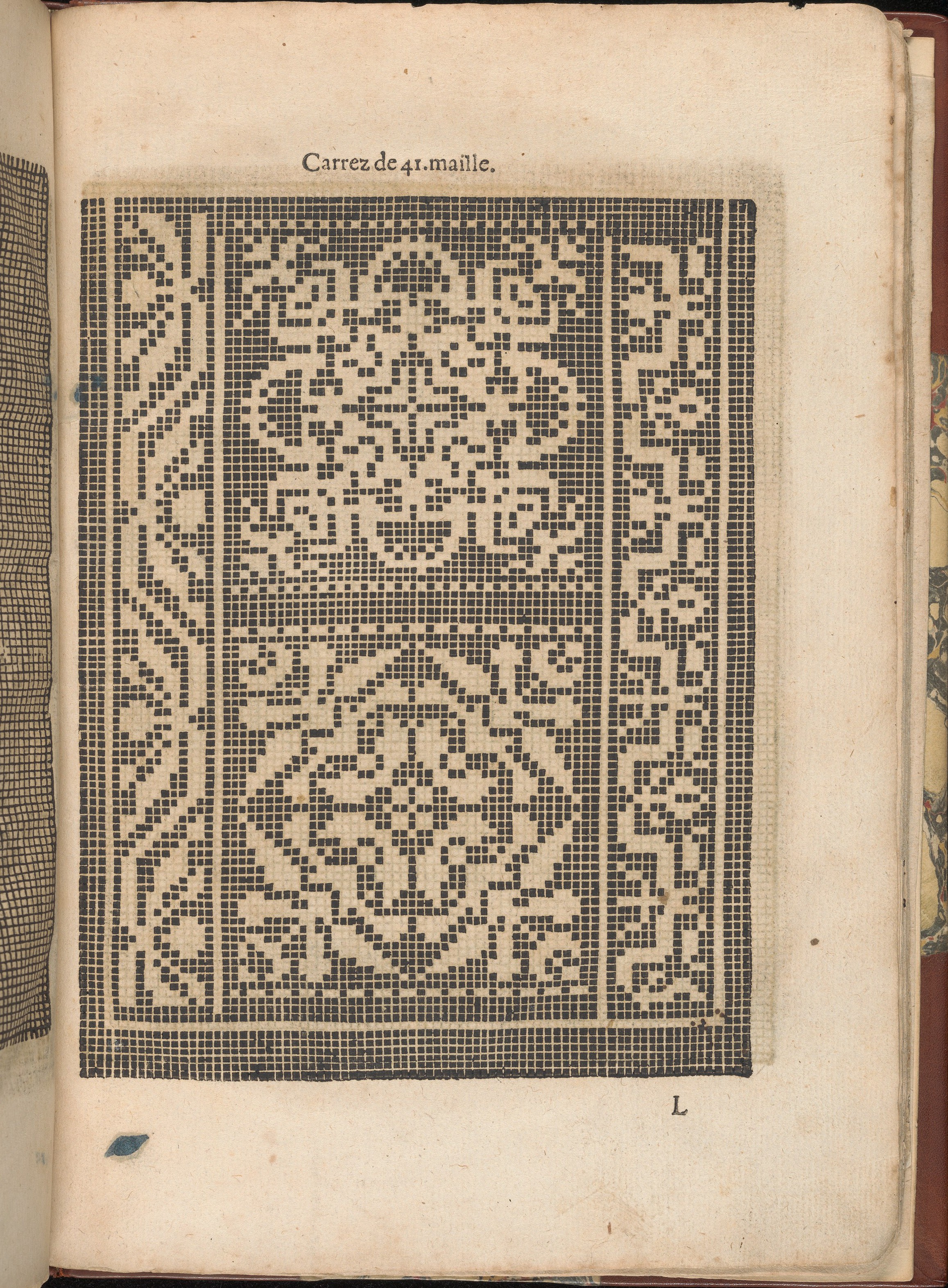Antique 41 Mesh Embroidery Pattern