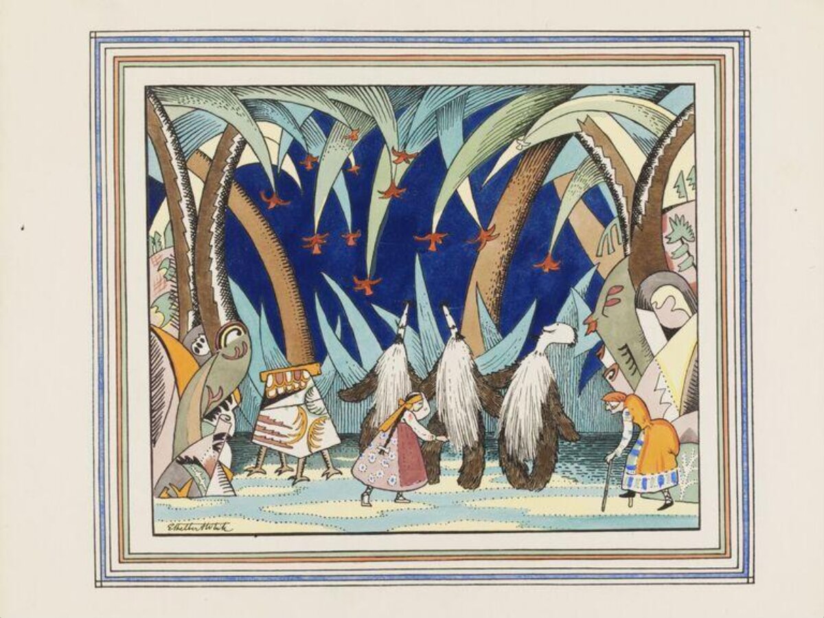 Folklore Forest Illustration