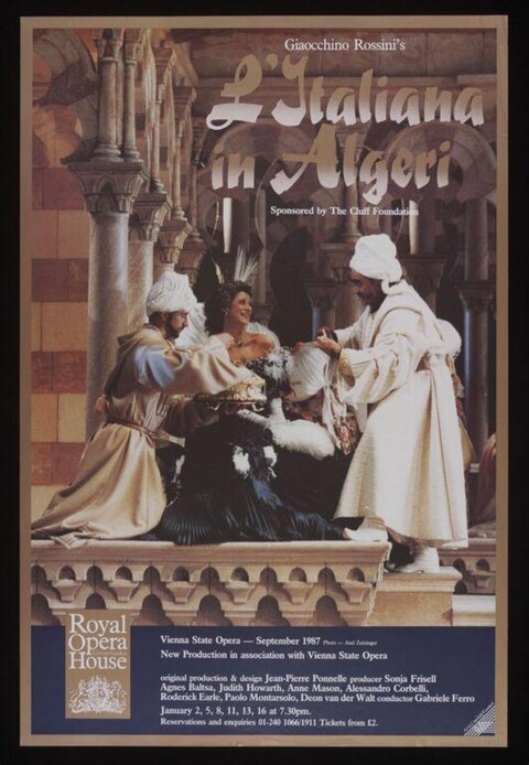 L'Italiana in Algeri Opera Poster