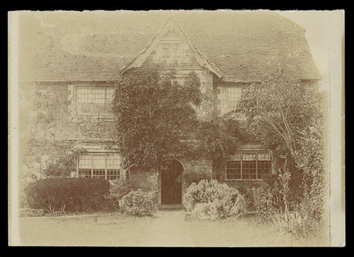 Vintage Photo of Country Cottage