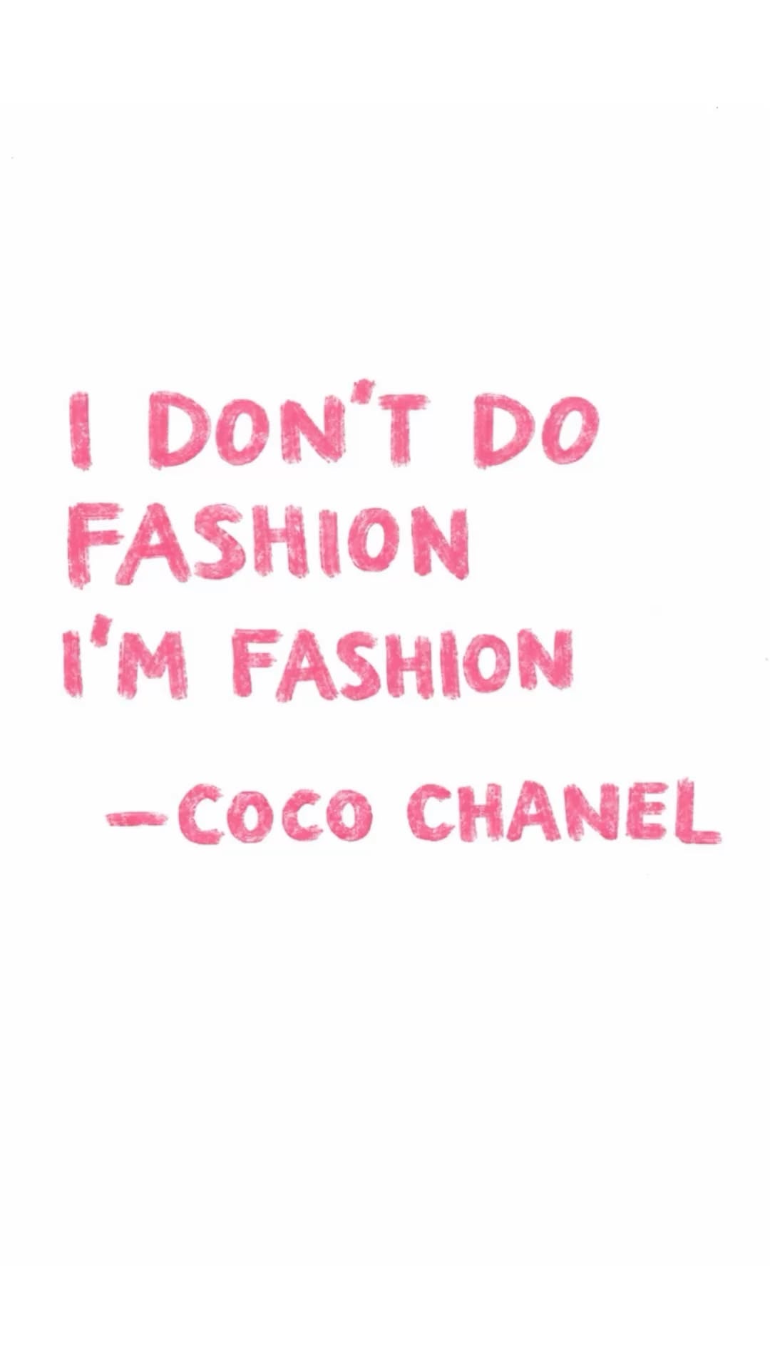 Coco Chanel Fashion Quote