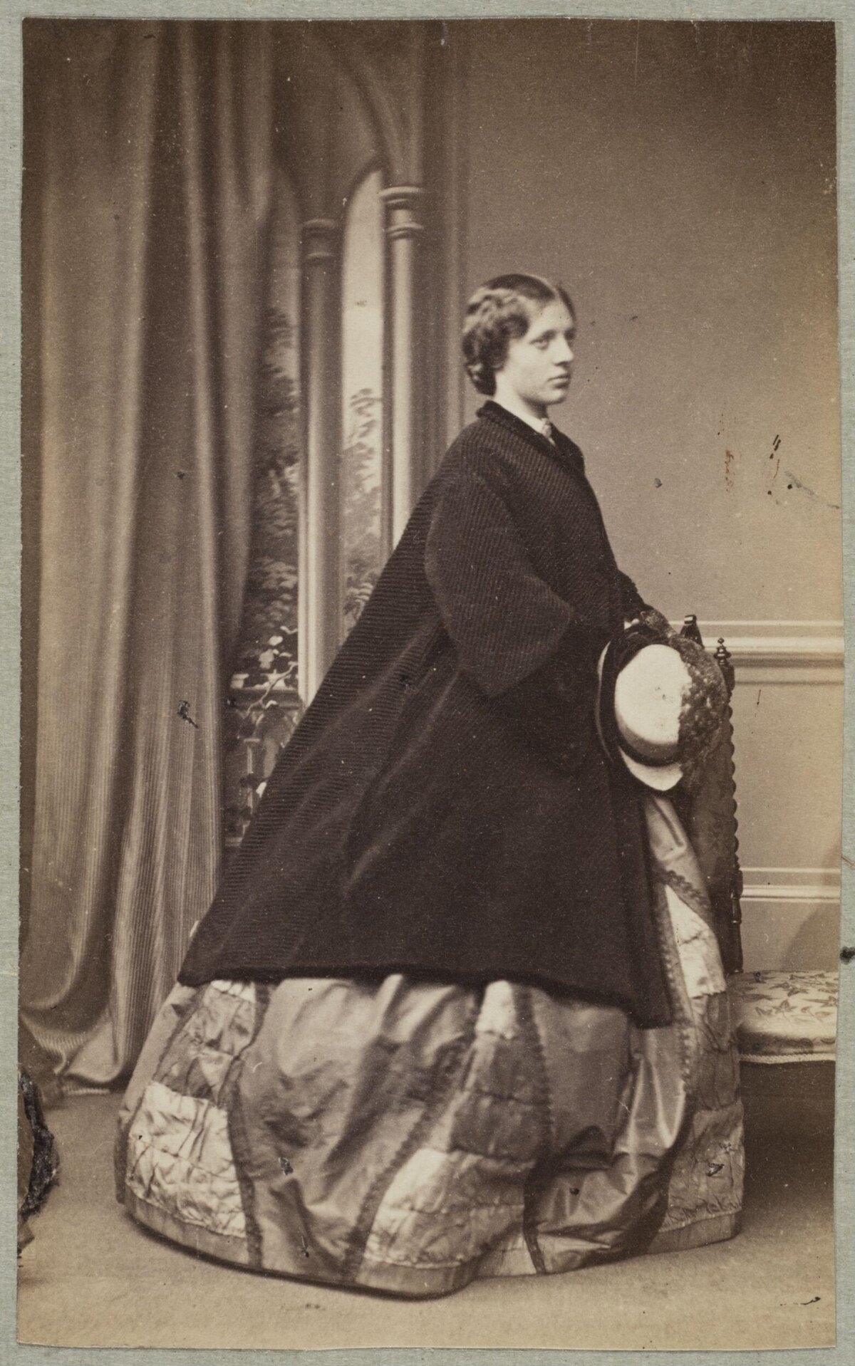 Vintage Studio Portrait of a Victorian Woman