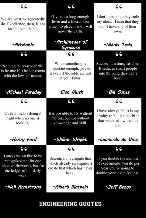 Collection of Engineering Quotes