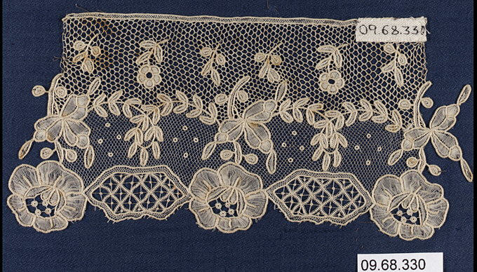 Antique Handmade Lace Border