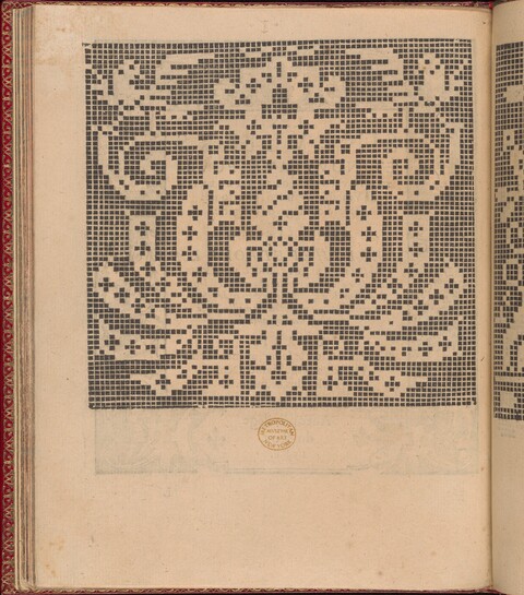 Antique Cross Stitch Pattern Page