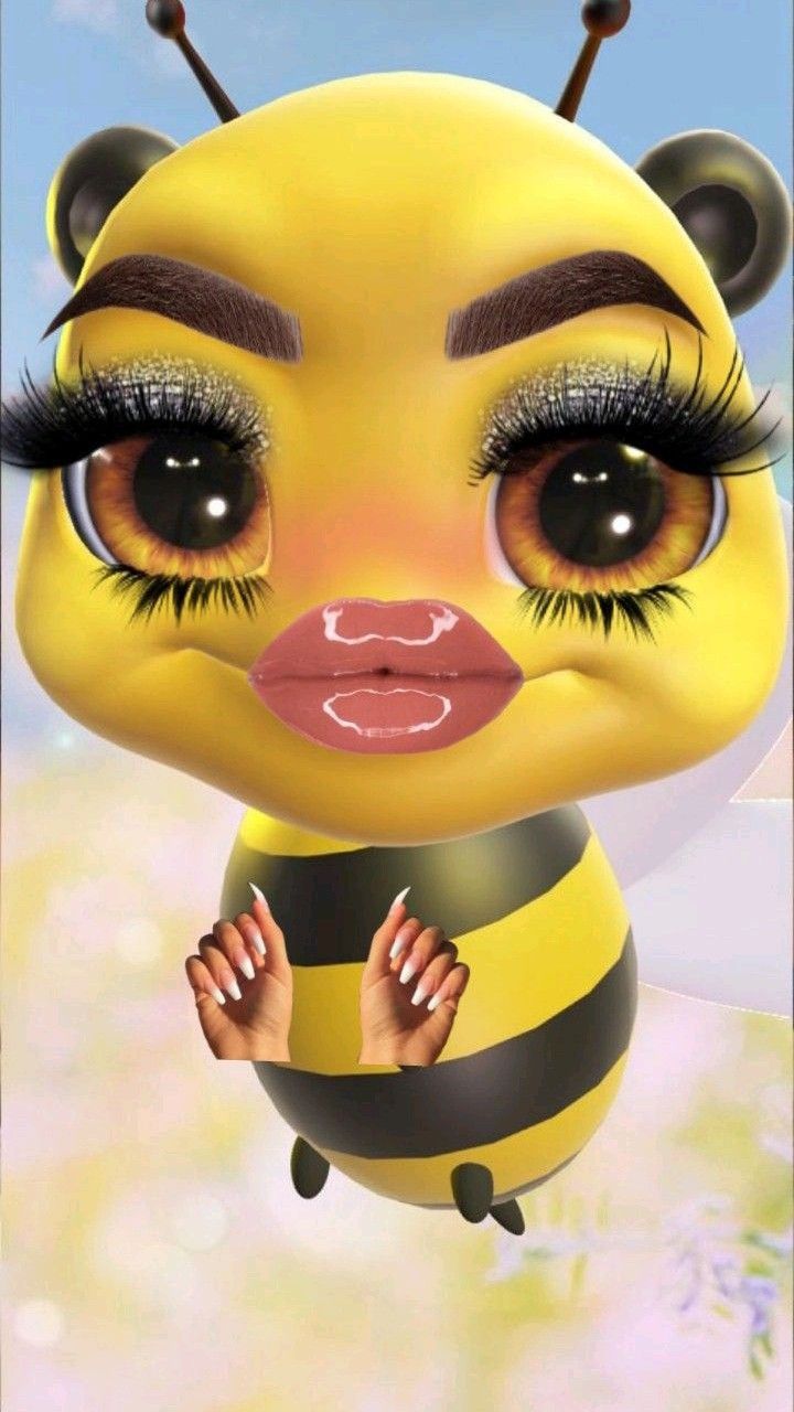 Glam Edited Bee Meme Character