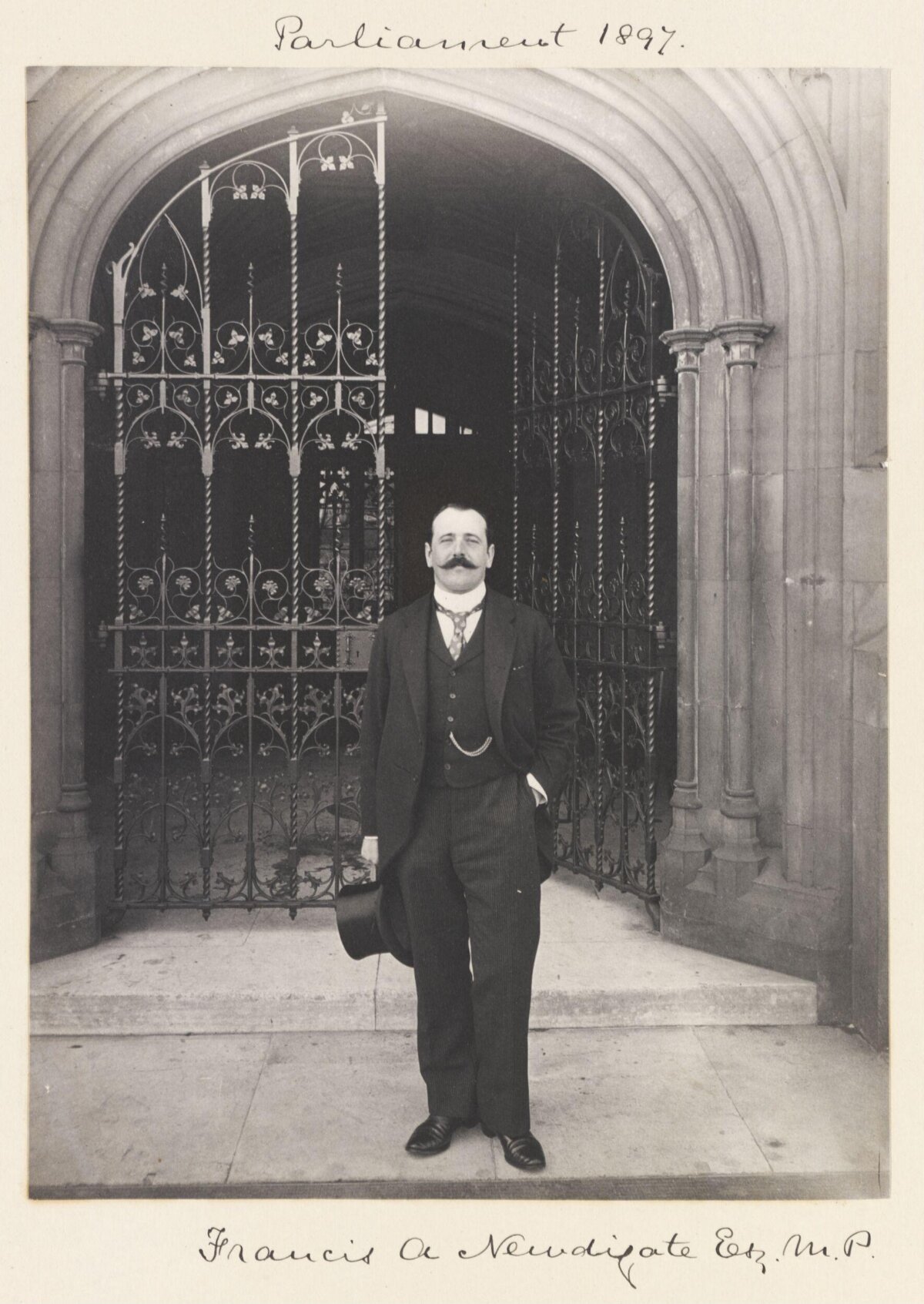 1897 Portrait of Francis Newdigate at Parliament