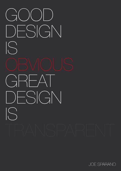 Good Design Quote Poster