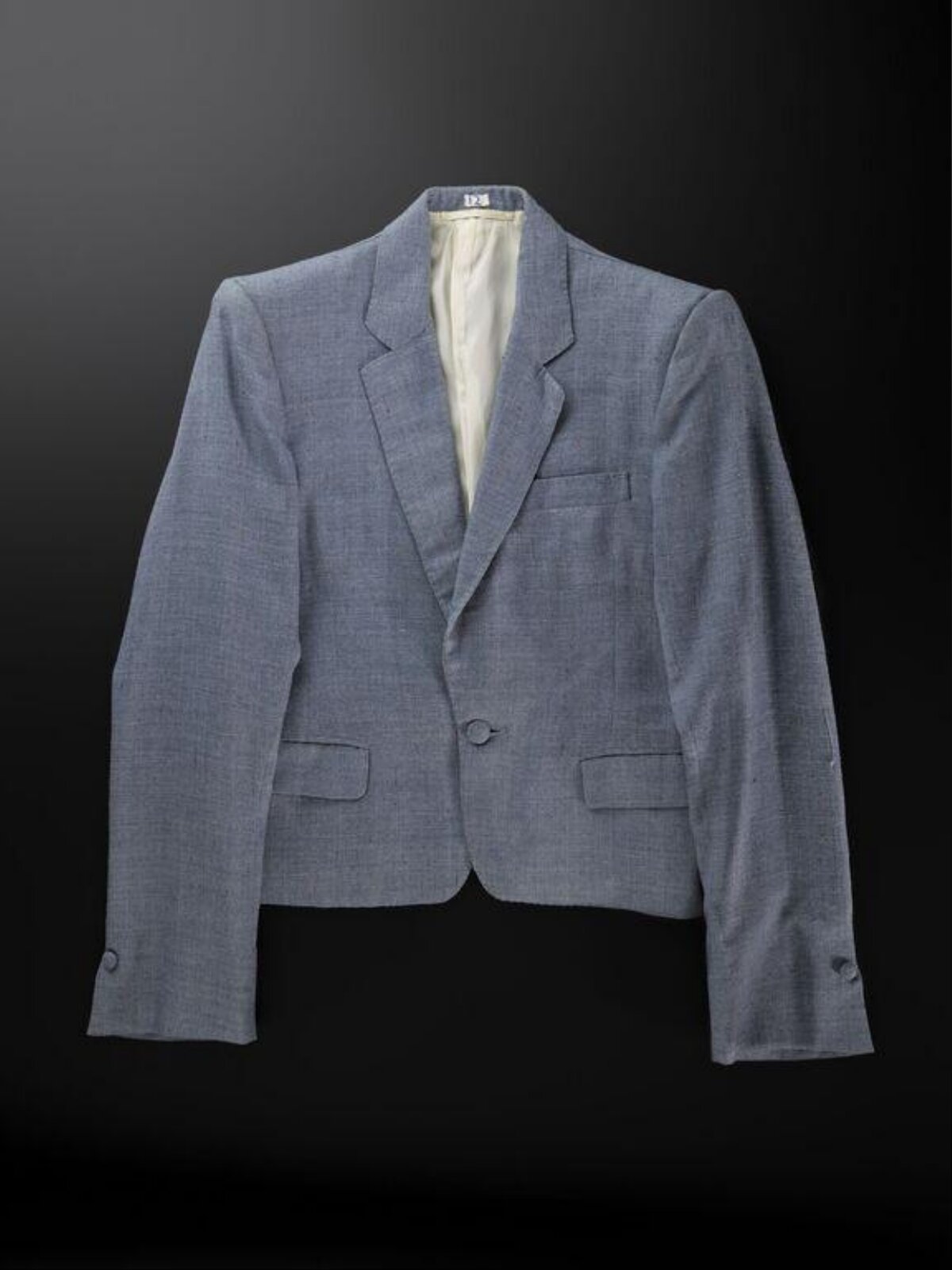 Light Blue Single Button Blazer