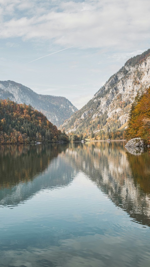 Autumn Mountain Lake Landscape