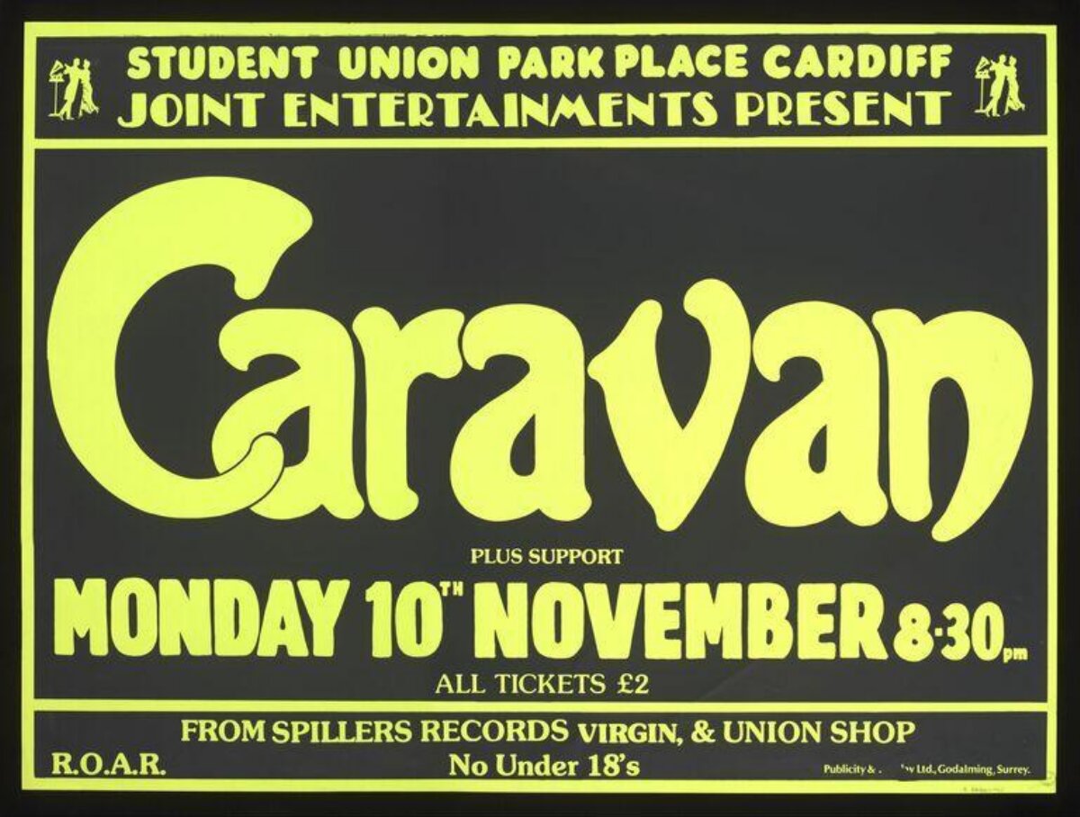 Vintage Caravan Concert Poster