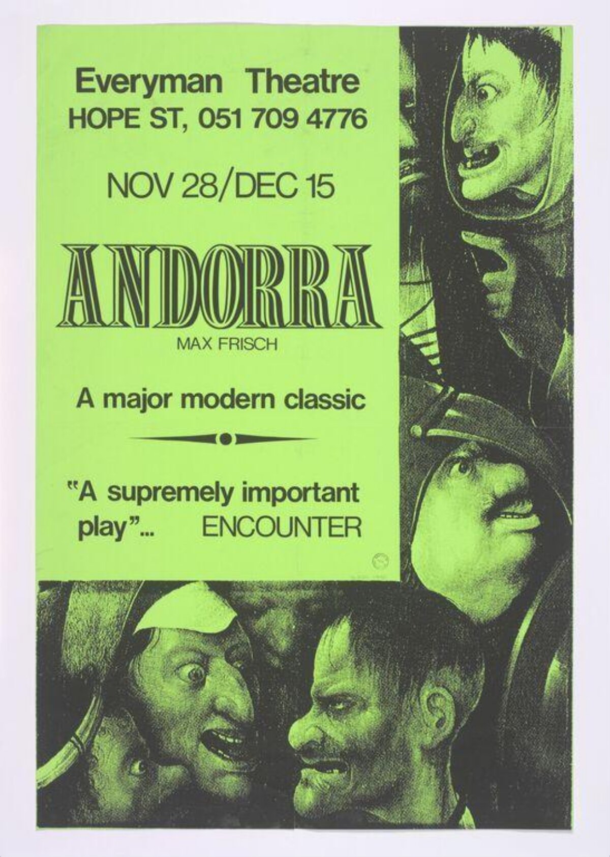 Andorra Theatre Play Poster