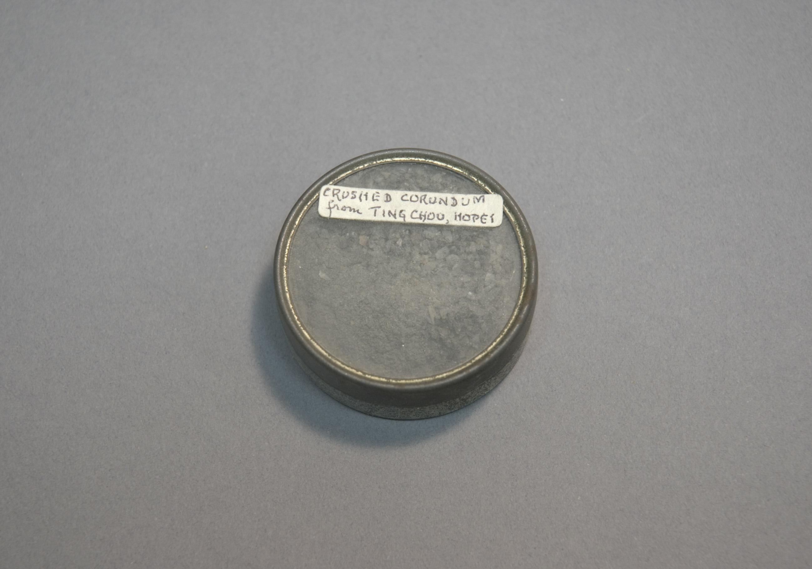 Crushed Corundum Sample Container