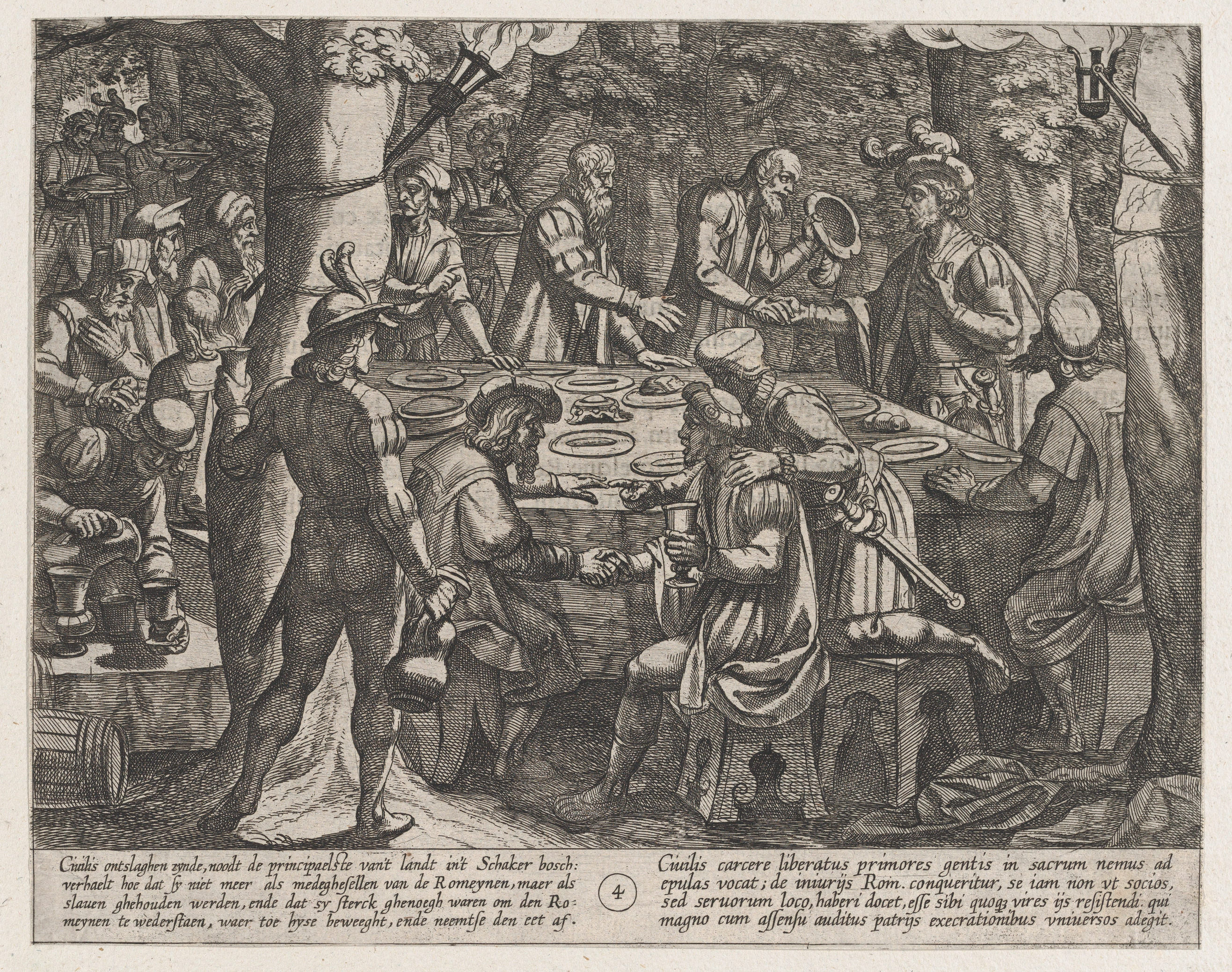 Gaius' Forest Feast Engraving