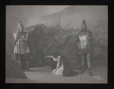 Vintage Theatrical Roman Scene