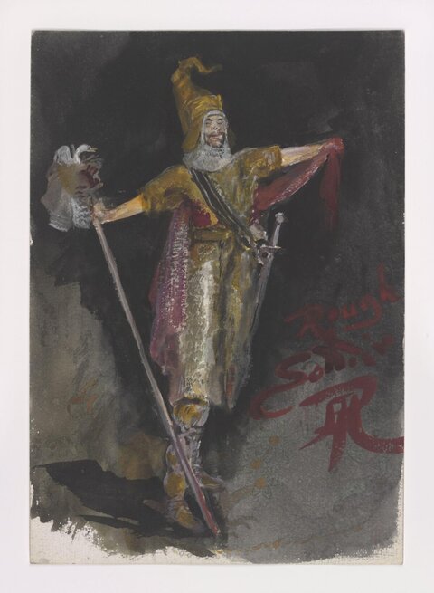 Rough Sketch of Royal Costume Figure