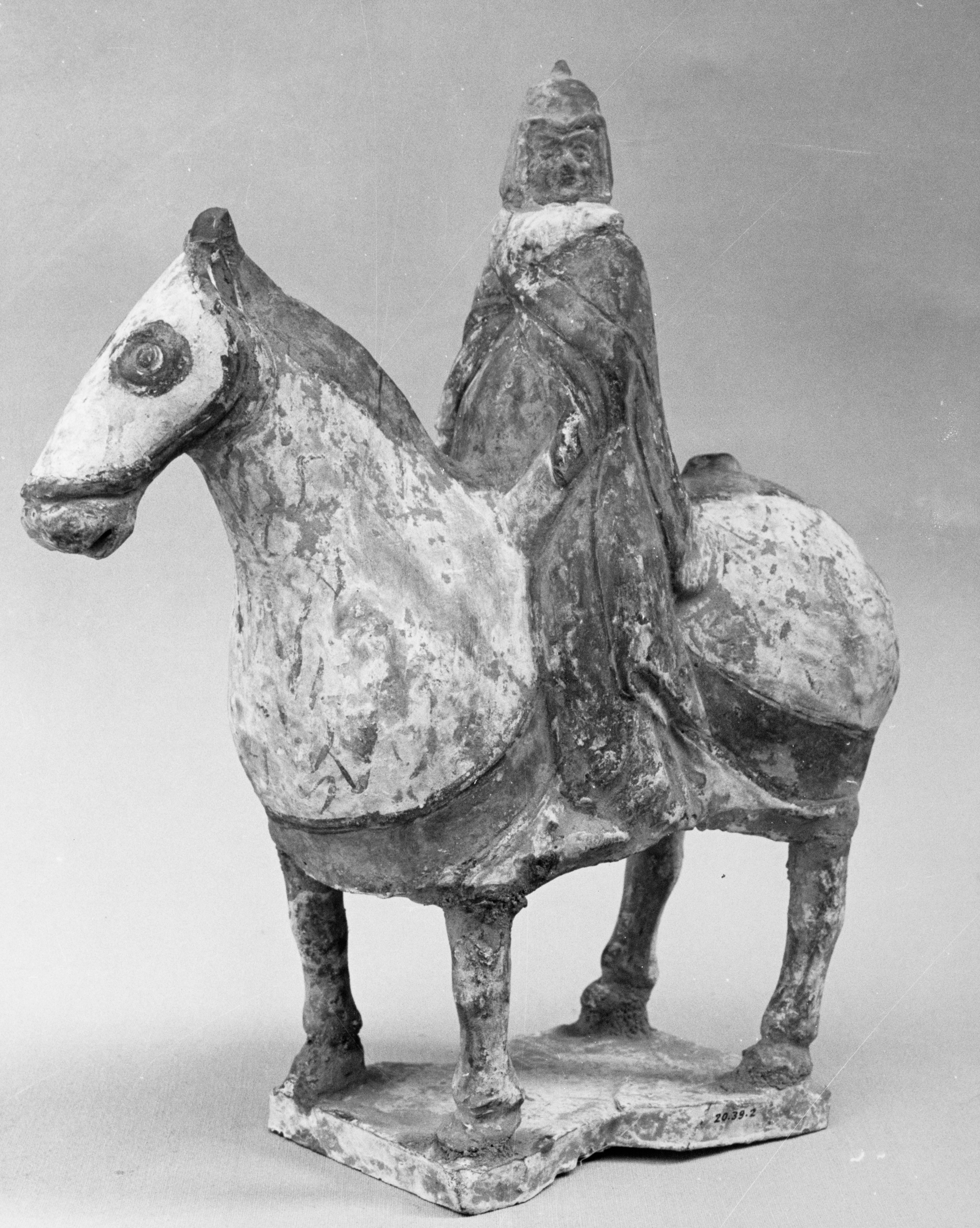 Ancient Terracotta Equestrian Figurine