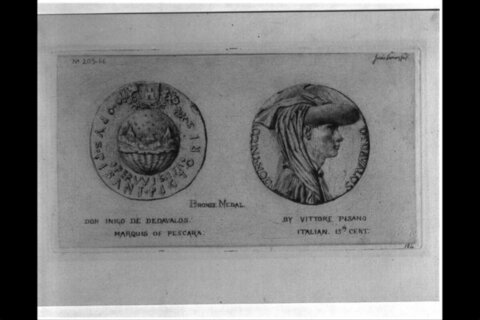 Sketch of 15th Century Bronze Medal
