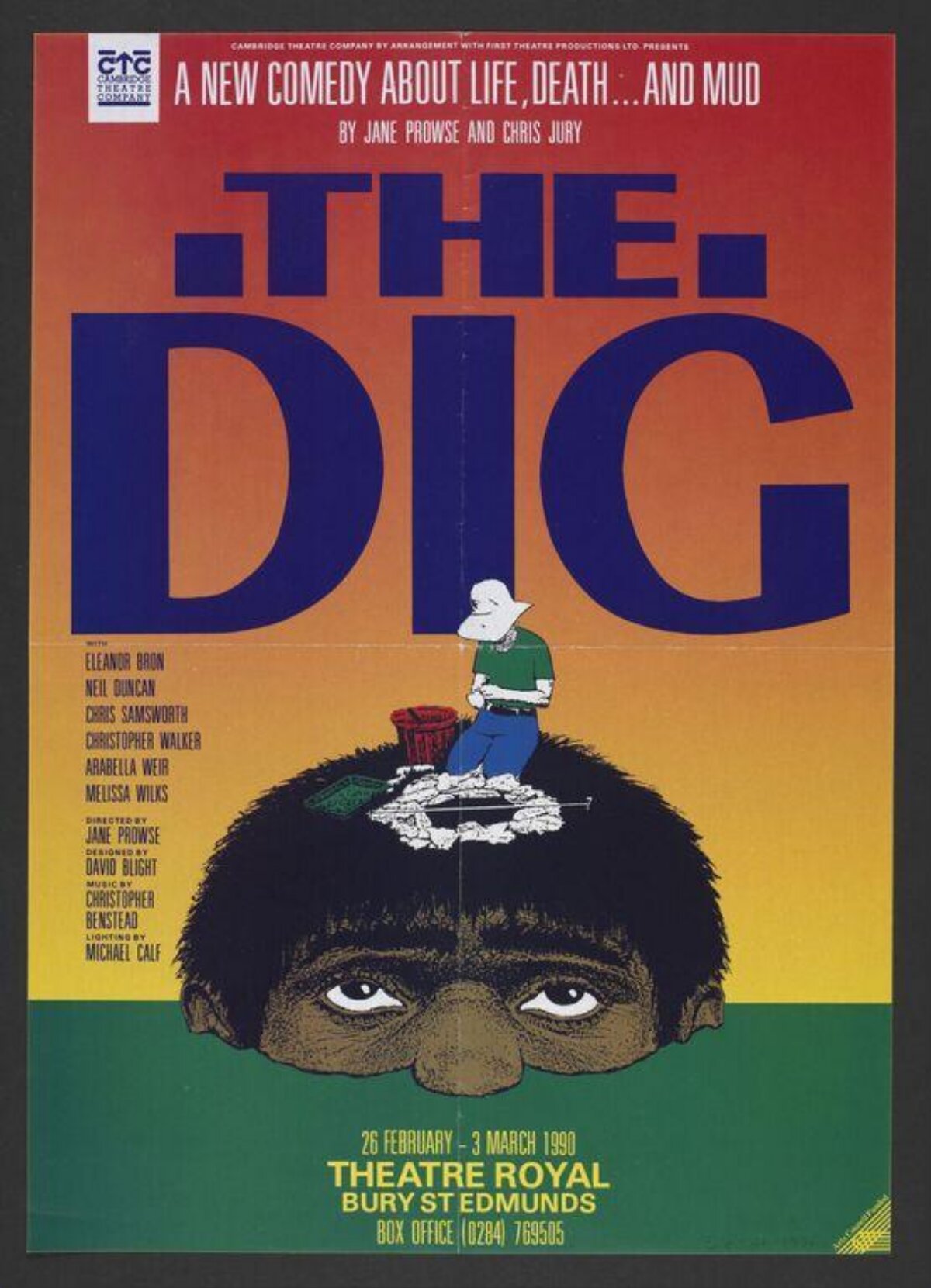 The Dig 1990 Theatre Play Poster
