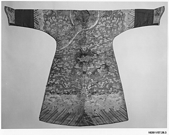 Ancient Chinese Embroidered Dragon Robe