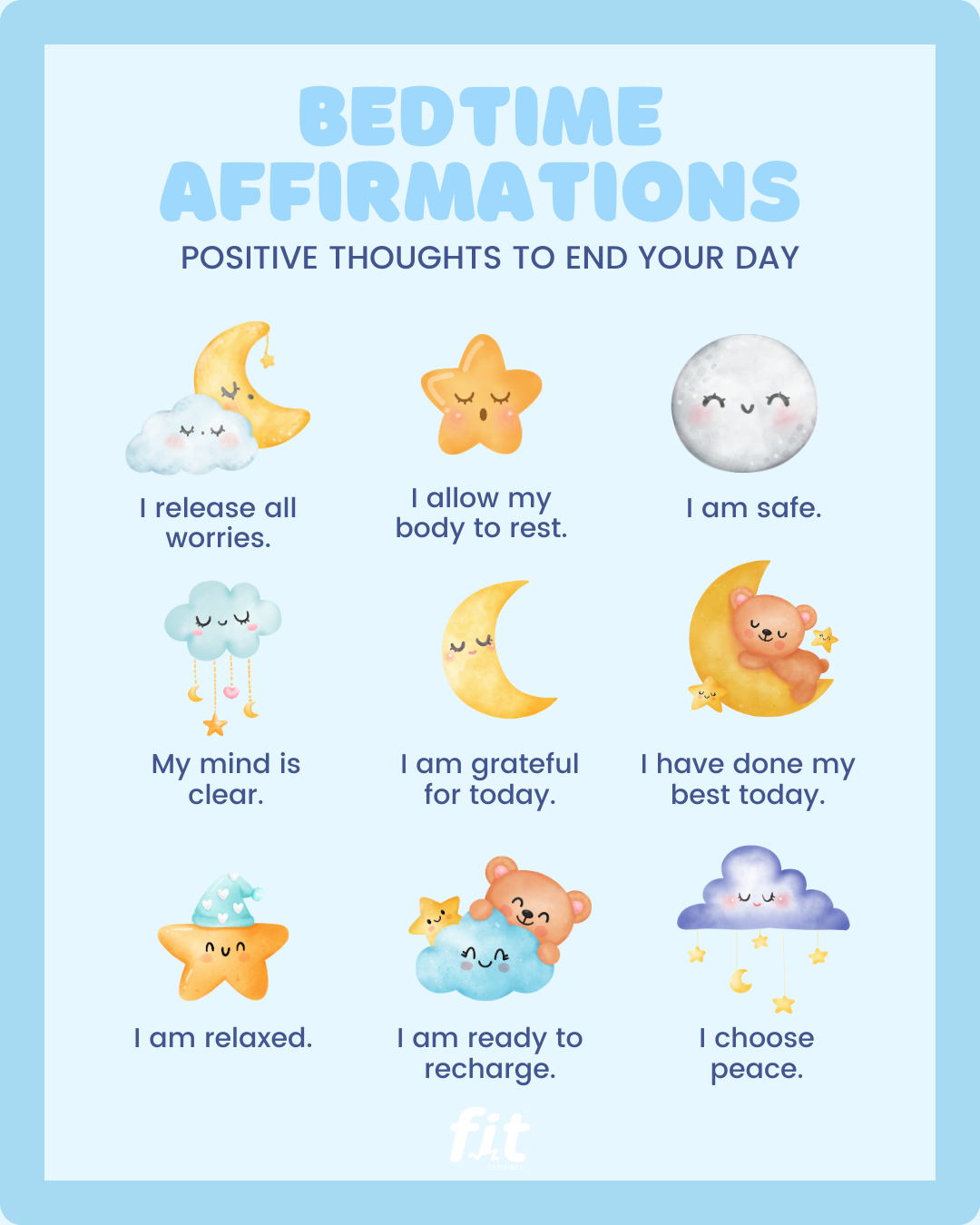 Bedtime Positive Affirmations