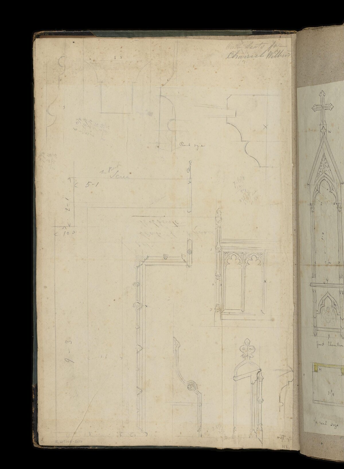 Gothic Architectural Draft Sketches