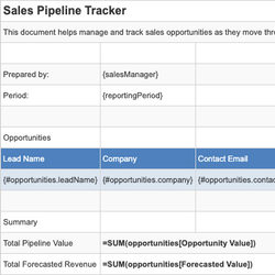 Sales Pipeline Tracker