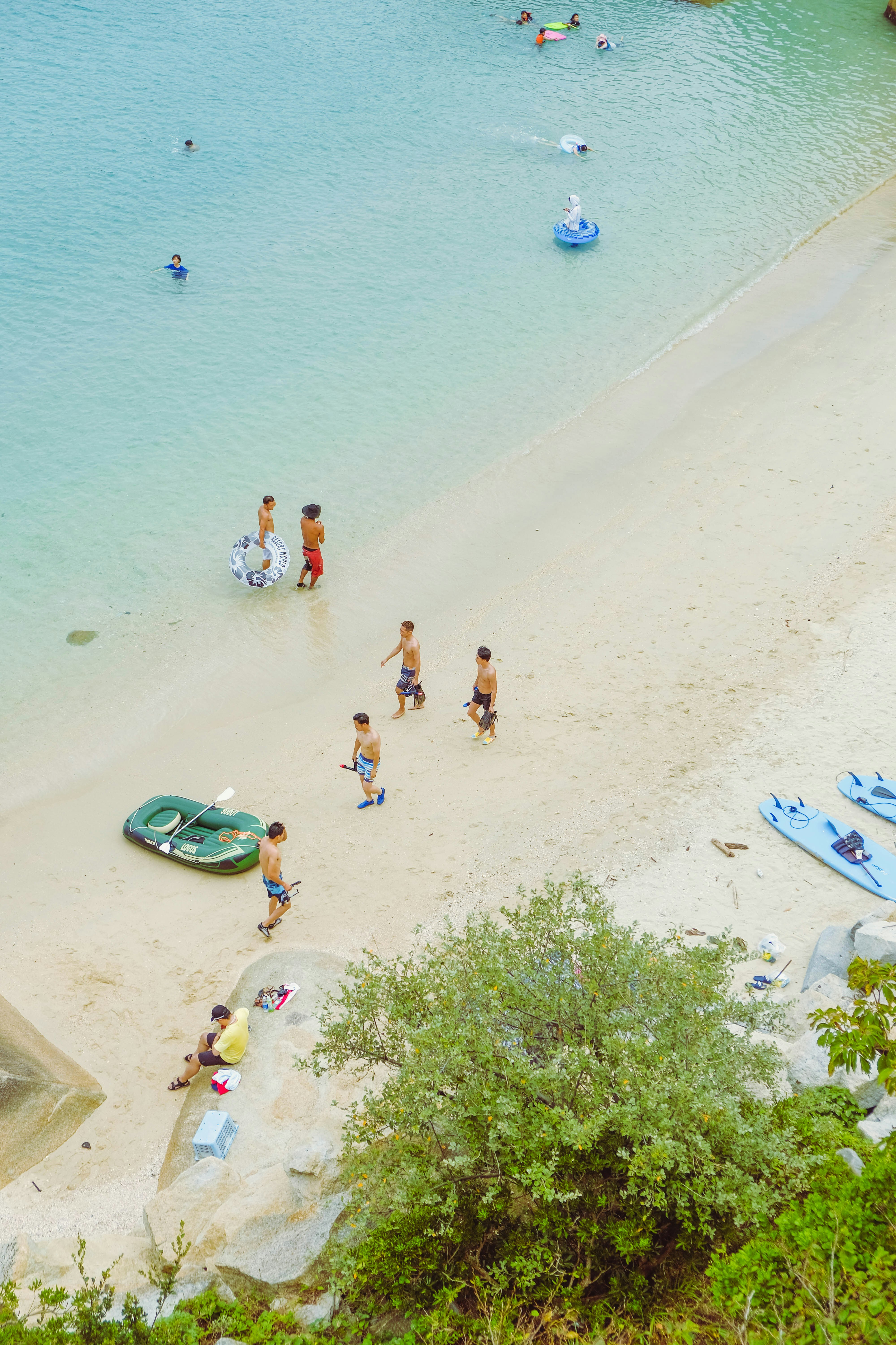 Summer Leisure at Seaside Beach
