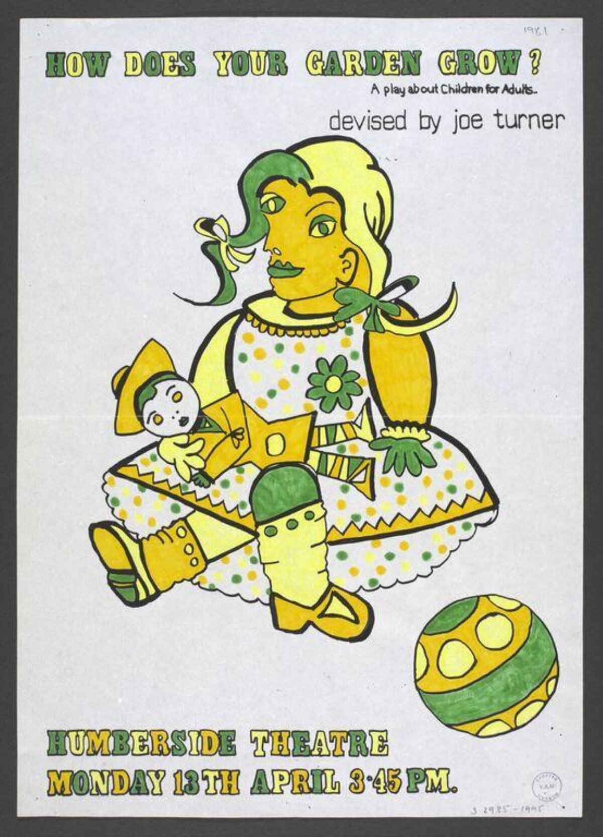 How Does Your Garden Grow Play Poster