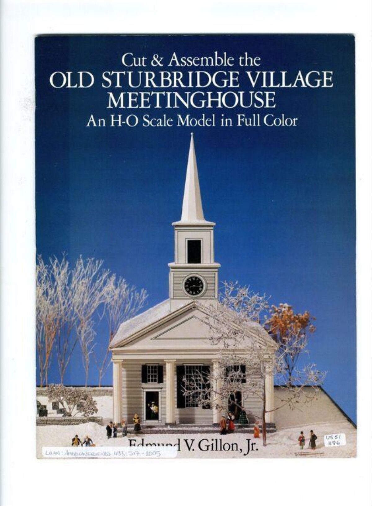 Old Sturbridge Village Meetinghouse Model Book Cover