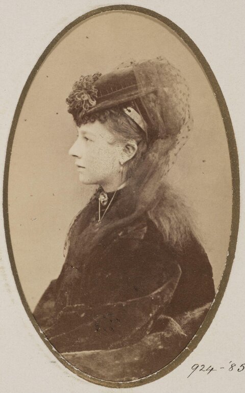 Vintage Profile Portrait of a Woman
