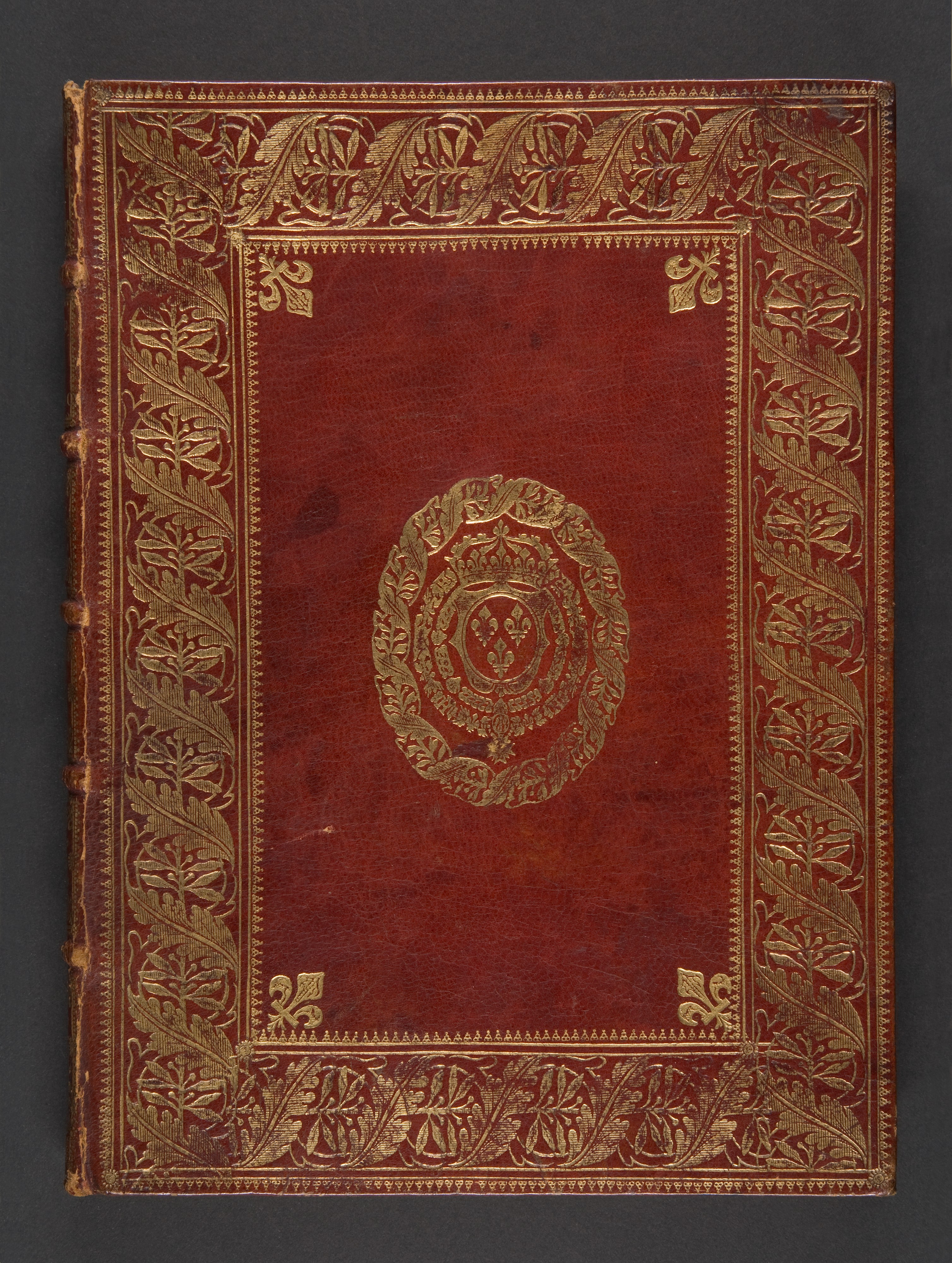 Antique Gilt Decorated Book Cover