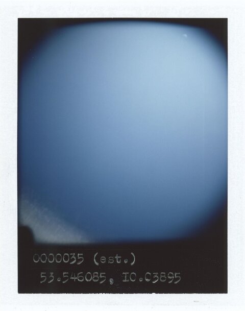 Blue Sky Photo with Geocoordinates