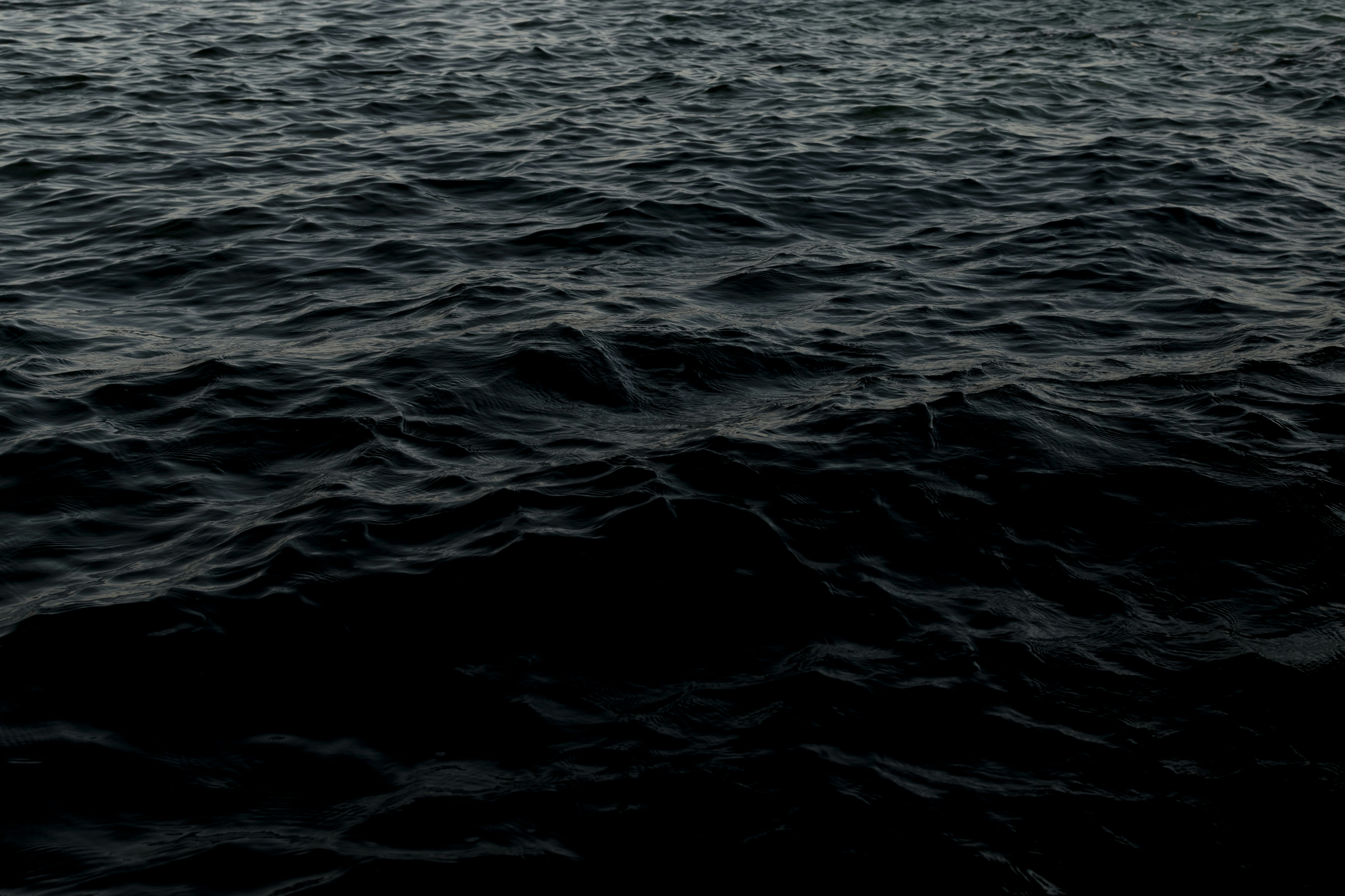 Dark Rippled Sea Surface