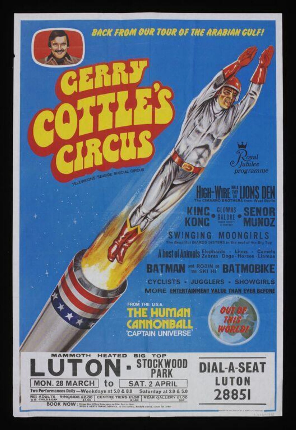 Gerry Cottle's Circus Poster