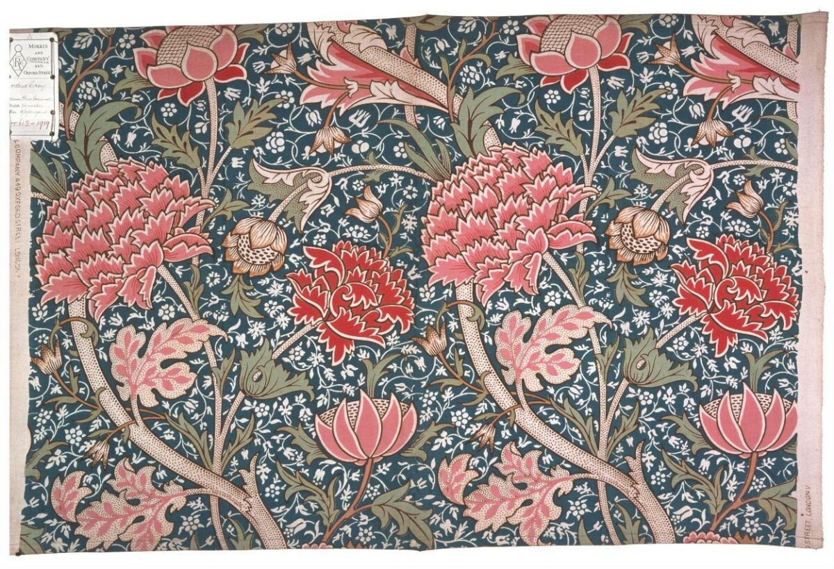 Vintage Floral Textile Pattern