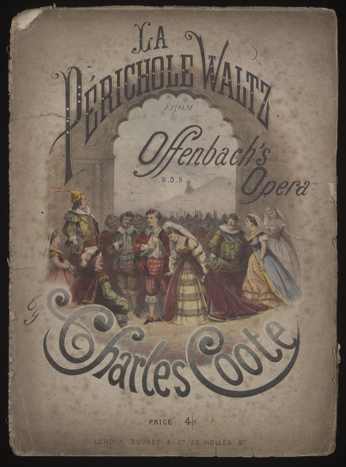 Vintage La Perichole Waltz Sheet Cover