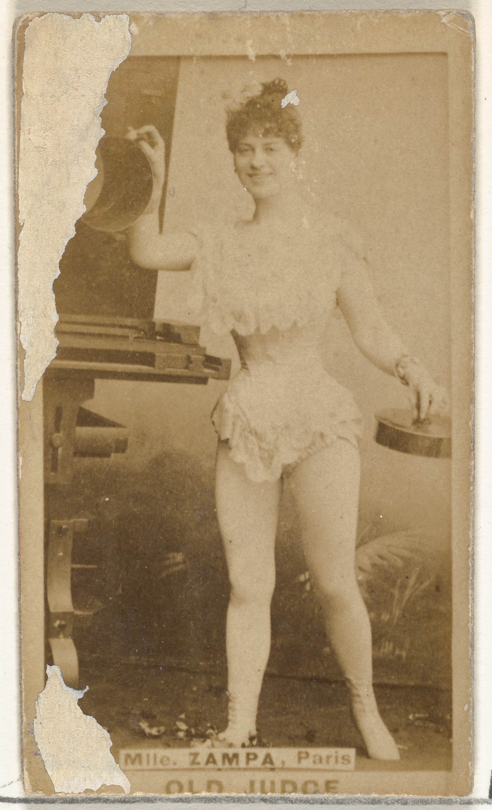 Vintage Portrait of Mlle Zampa Paris