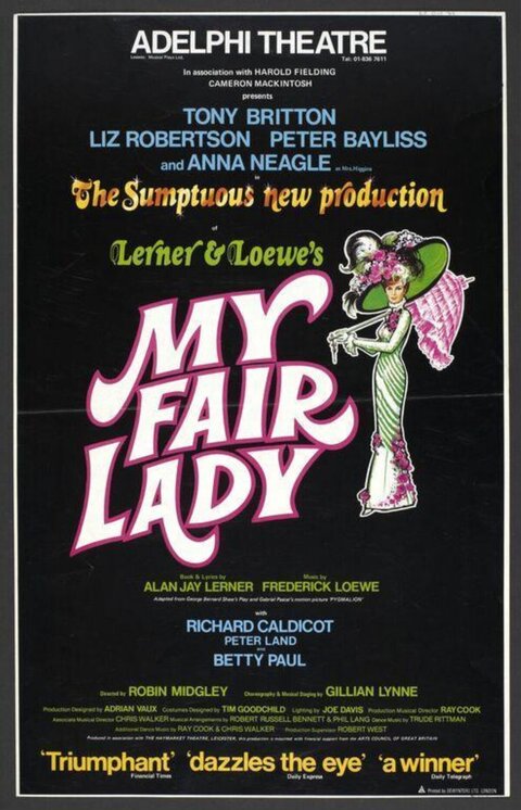 My Fair Lady Theatre Poster