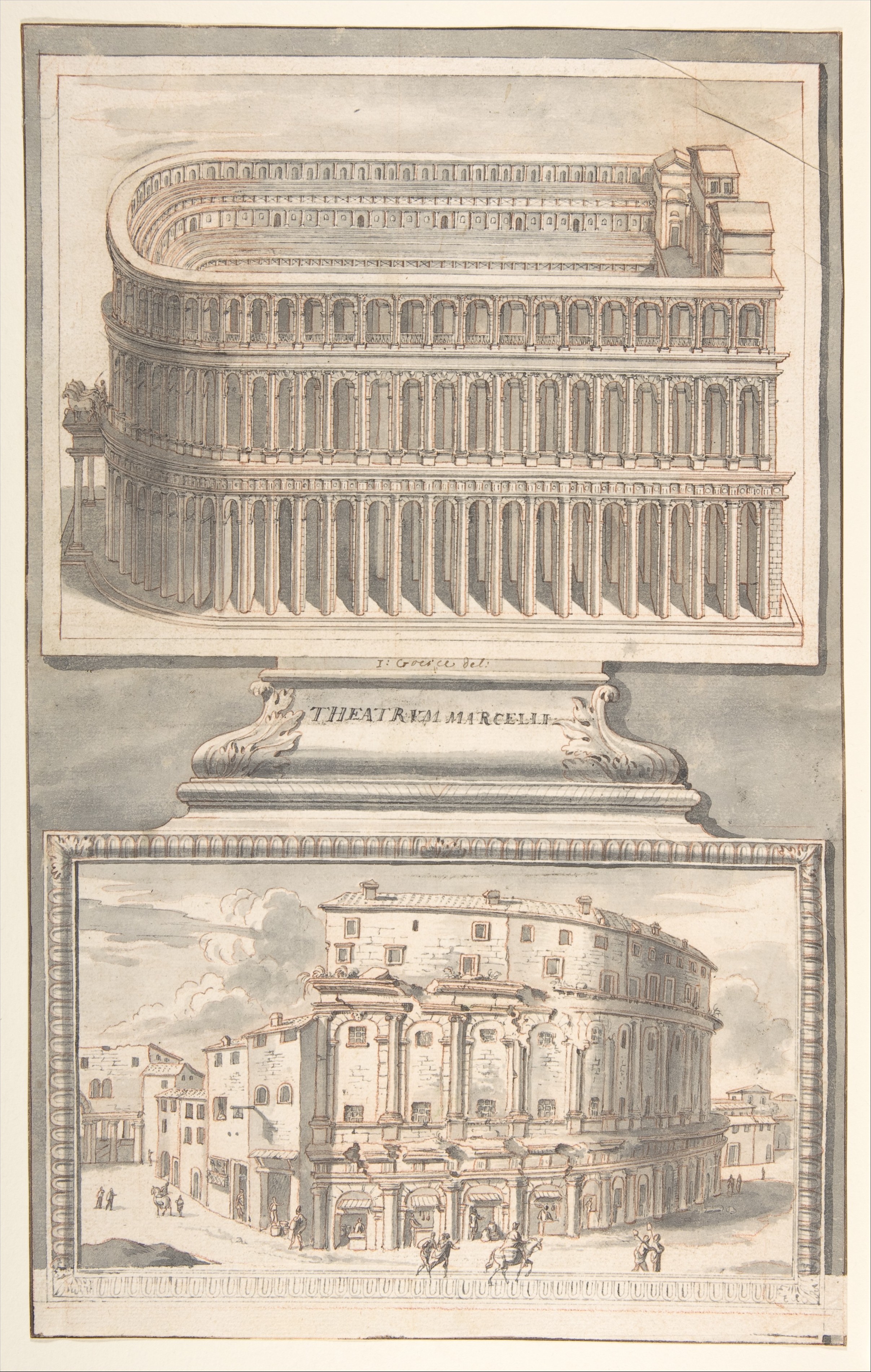 Two Views of Theatre of Marcellus