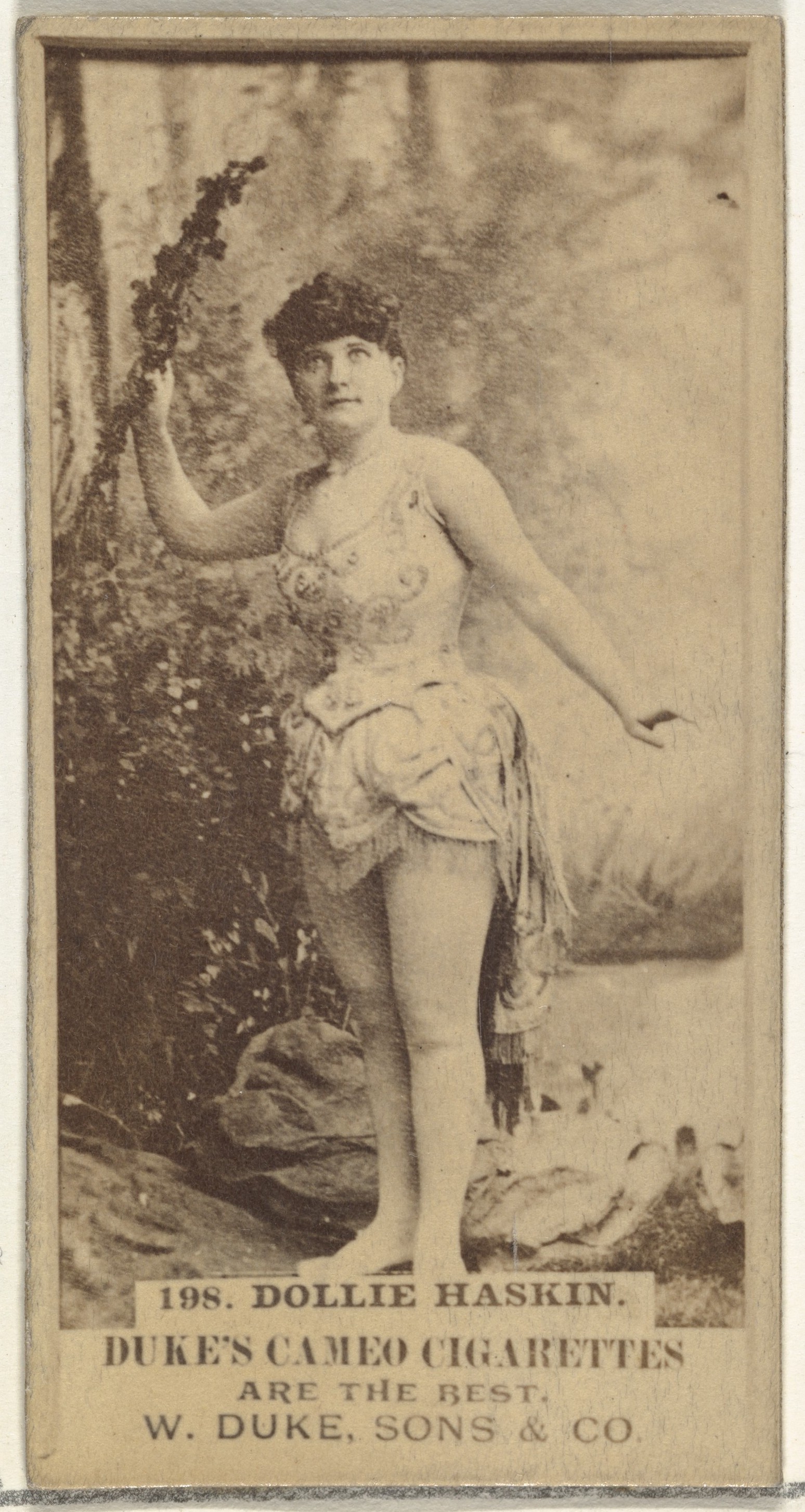 Dollie Haskin Duke's Cigarette Card