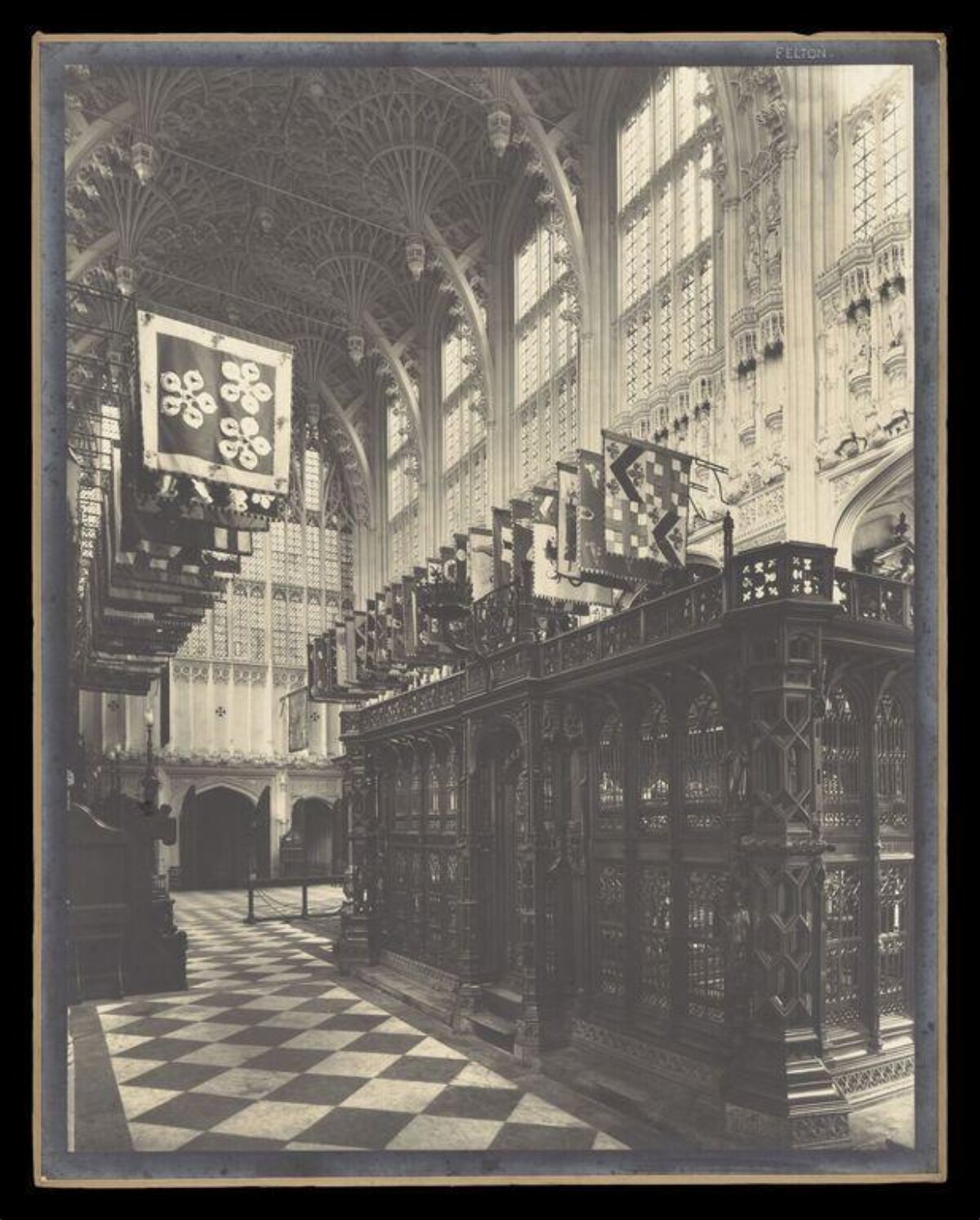 Interior of Historic Gothic Chapel