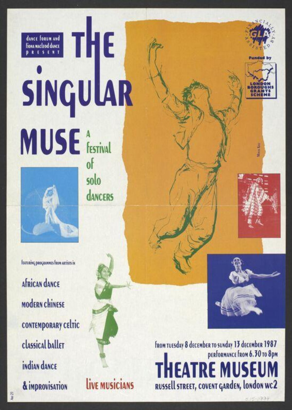 The Singular Muse Dance Festival Poster