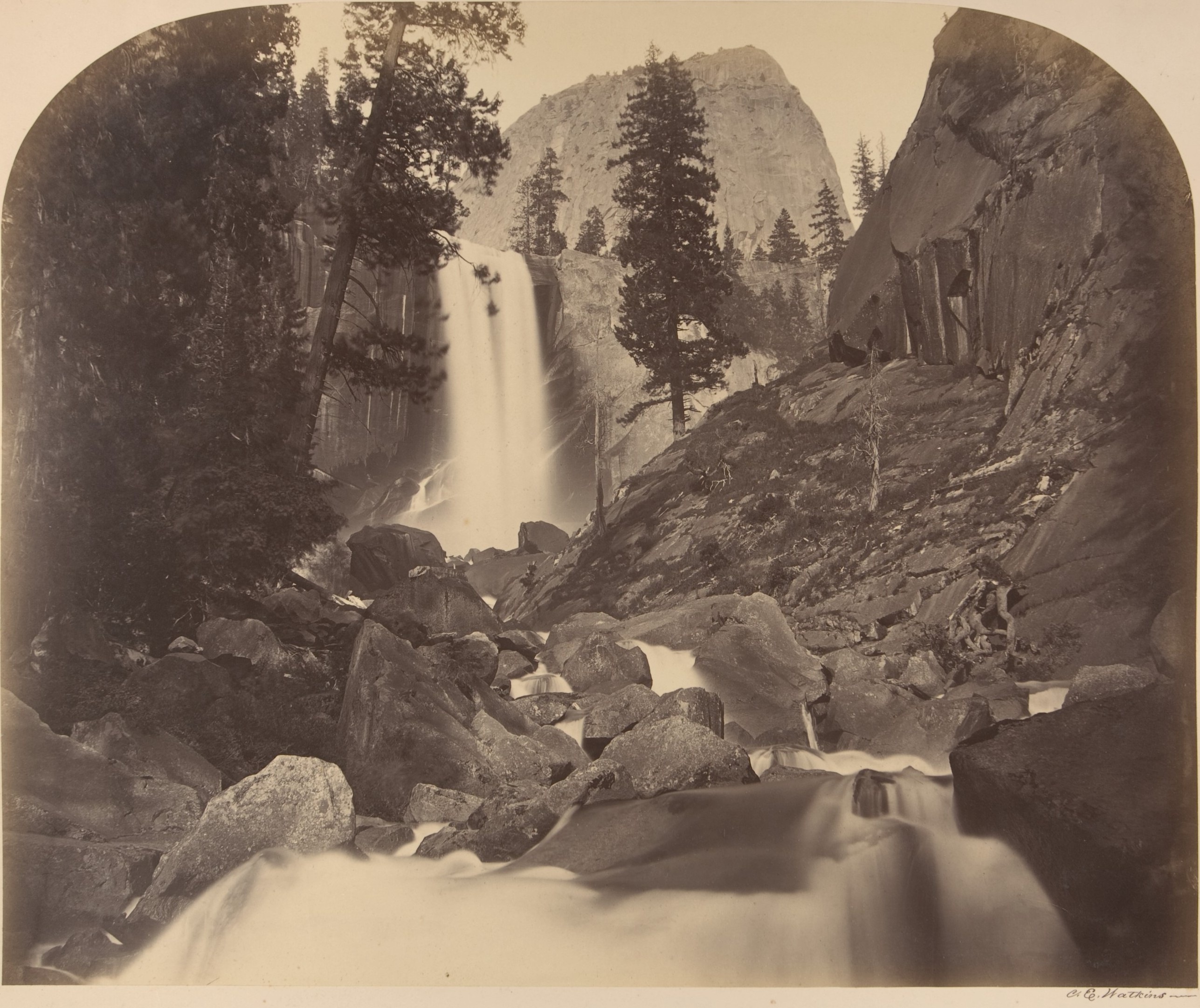 Mountain Waterfall Landscape