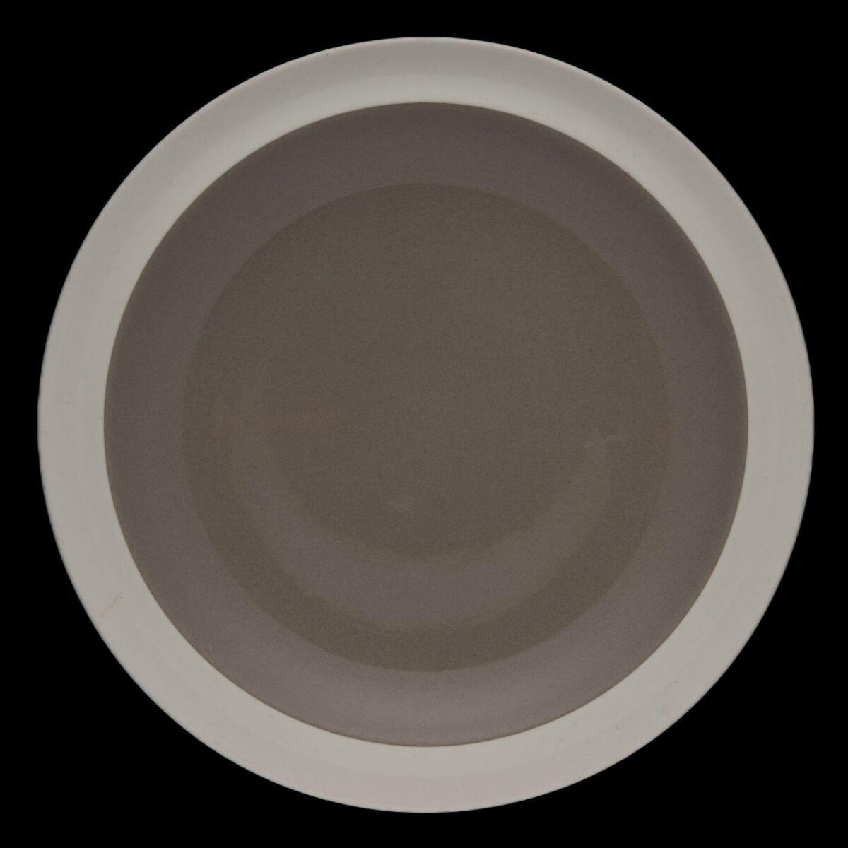 Plain Round Two-tone Plate